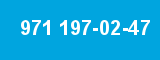 971 197-02-47 971 197-02-47